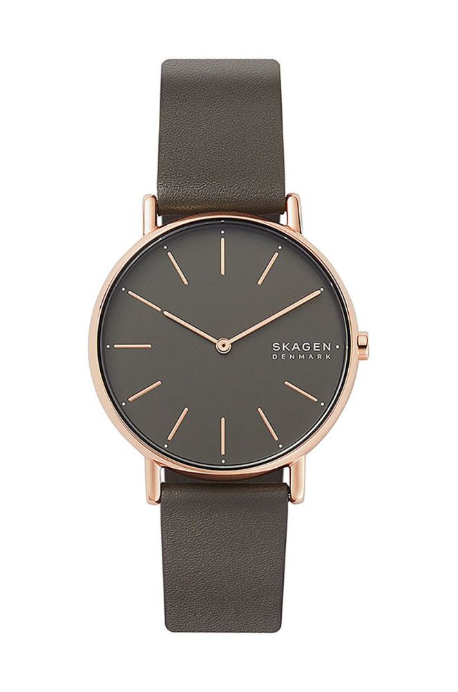 Skagen - Годинник колір сірий