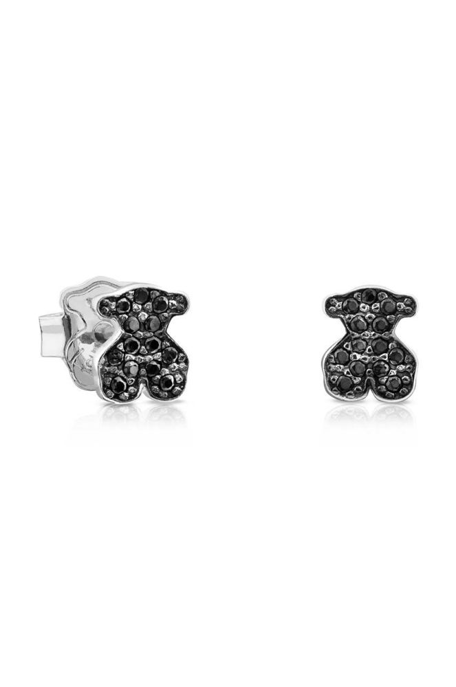 Срібні сережки Tous Motif Silver колір срібний