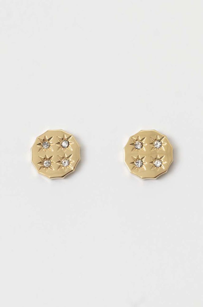 Сережки Fossil колір золотий (3093588)