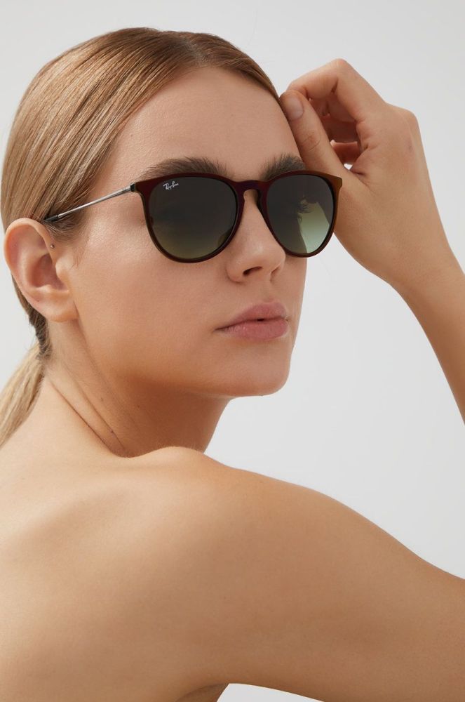 Ray-Ban - Окуляри колір фіолетовий (105139)
