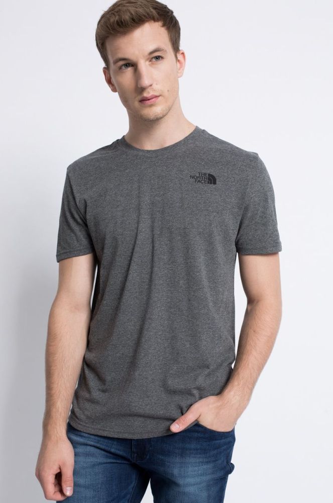The North Face - Футболка T92TX5JBV.NF0A2TX5JBV1-ME.GRE.HE колір сірий