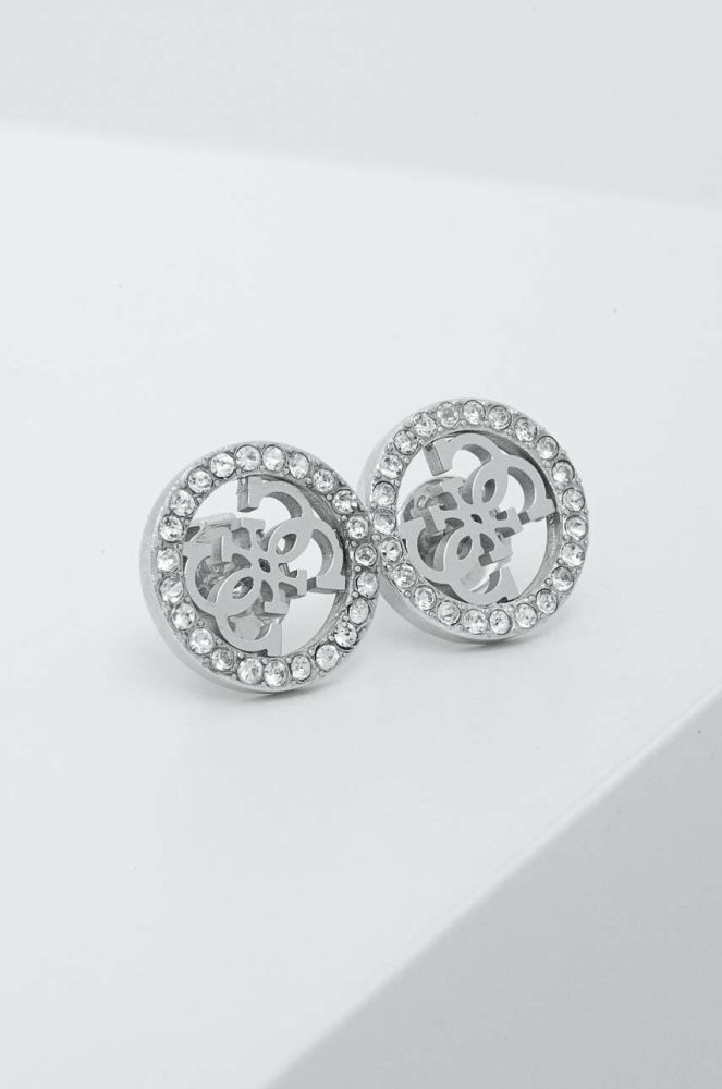 Сережки Guess колір срібний (3566514)