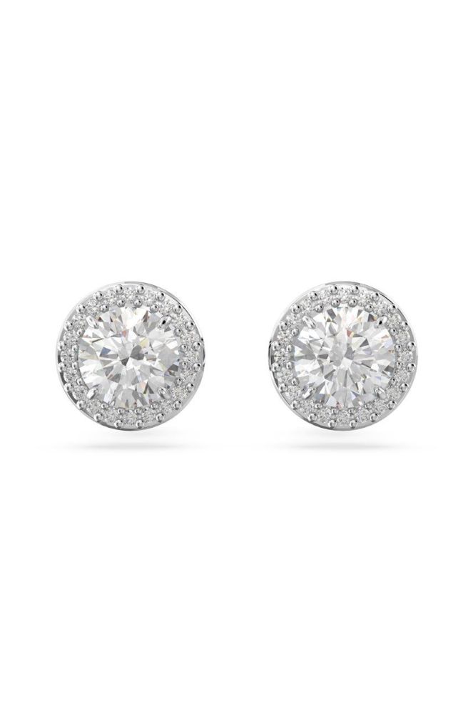 Сережки Swarovski колір срібний (2484247)