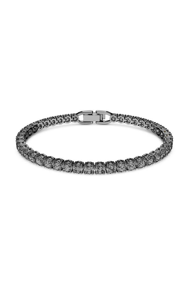 Браслет Swarovski Tennis Deluxe жіночий колір чорний