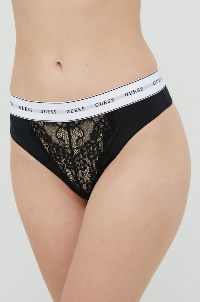 Стринги Guess колір чорний (2633650)