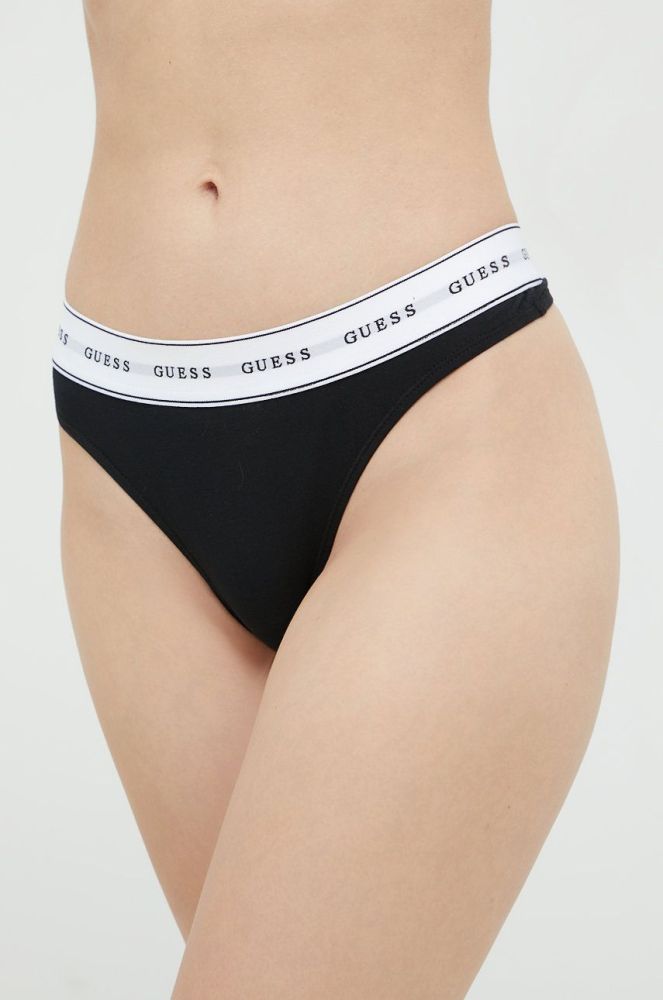 Стринги Guess колір чорний (2758579)