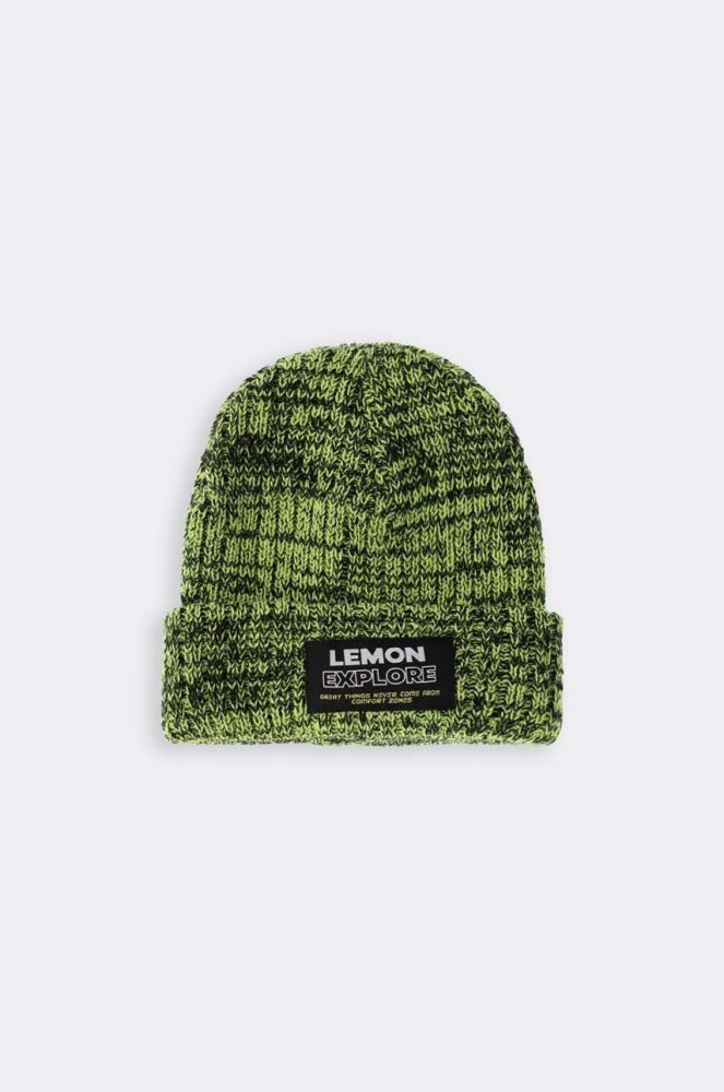 Дитяча шапка Lemon Explore колір жовтий