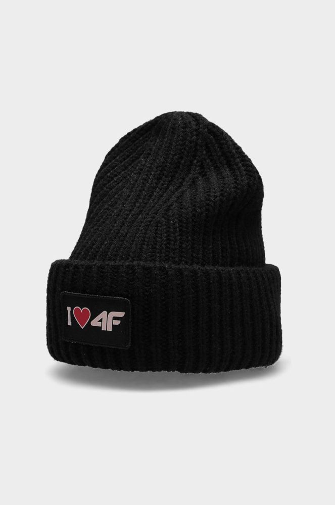 Дитяча шапка 4F колір чорний