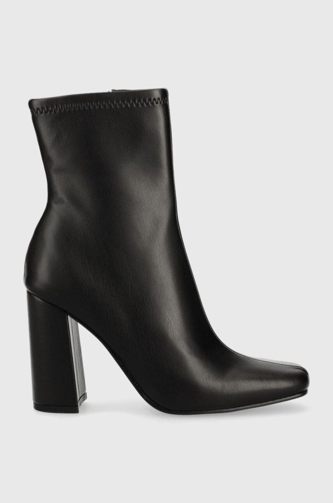 Черевики Steve Madden Fulton жіночі колір чорний каблук блок (2675190)