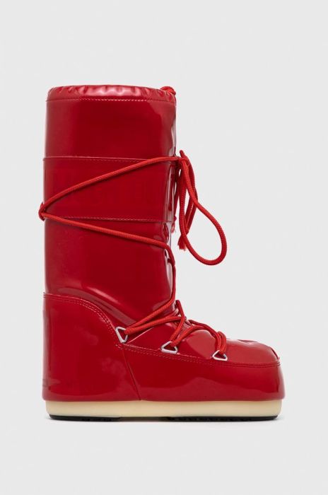 Зимові чоботи Moon Boot Icon Vinile Met колір червоний 14021400.RED-RED