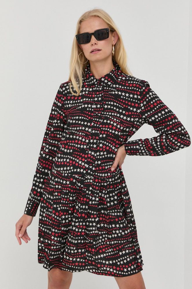 Сукня Red Valentino колір чорний mini розкльошена (2559218)
