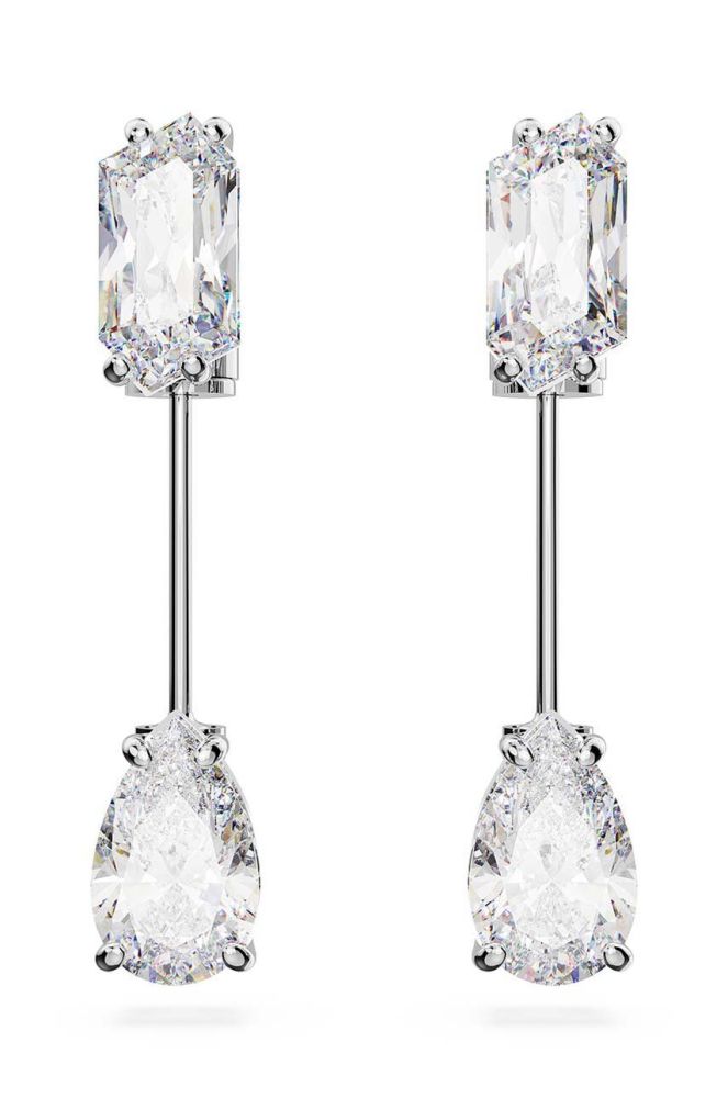 Сережки Swarovski MESMERA колір срібний (3502678)