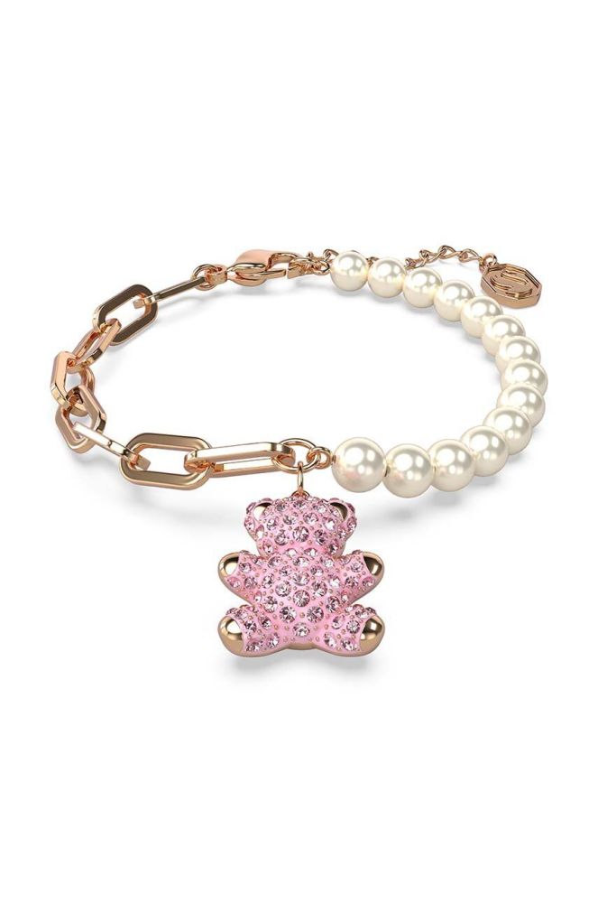 Браслет Swarovski 5669169 TEDDY жіночий колір золотий