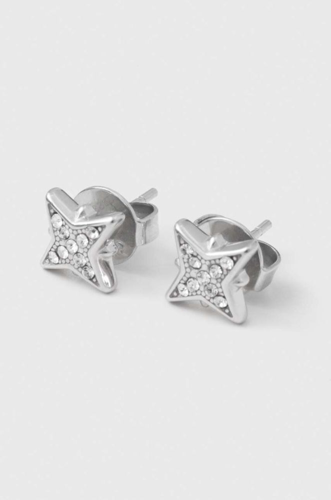 Сережки Guess колір срібний (3570515)