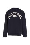 Дитяча кофта Tommy Hilfiger колір чорний з принтом (3427839)