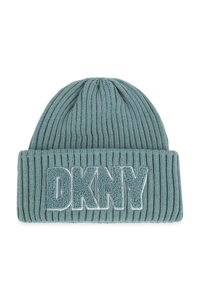 Дитяча шапка Dkny колір зелений