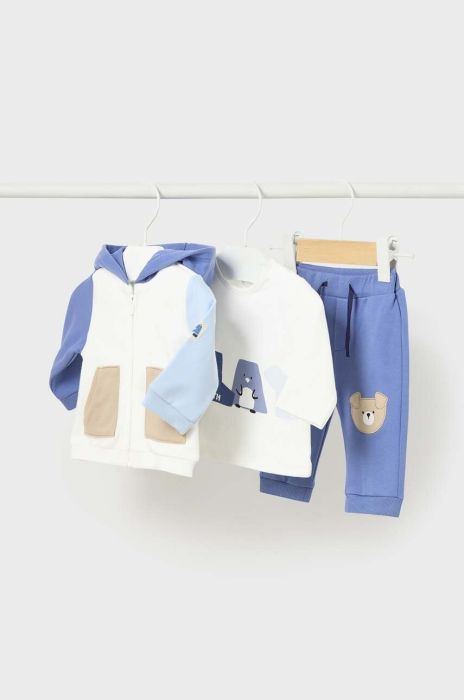 Cпортивний костюм для немовлят Mayoral Newborn колір блакитний