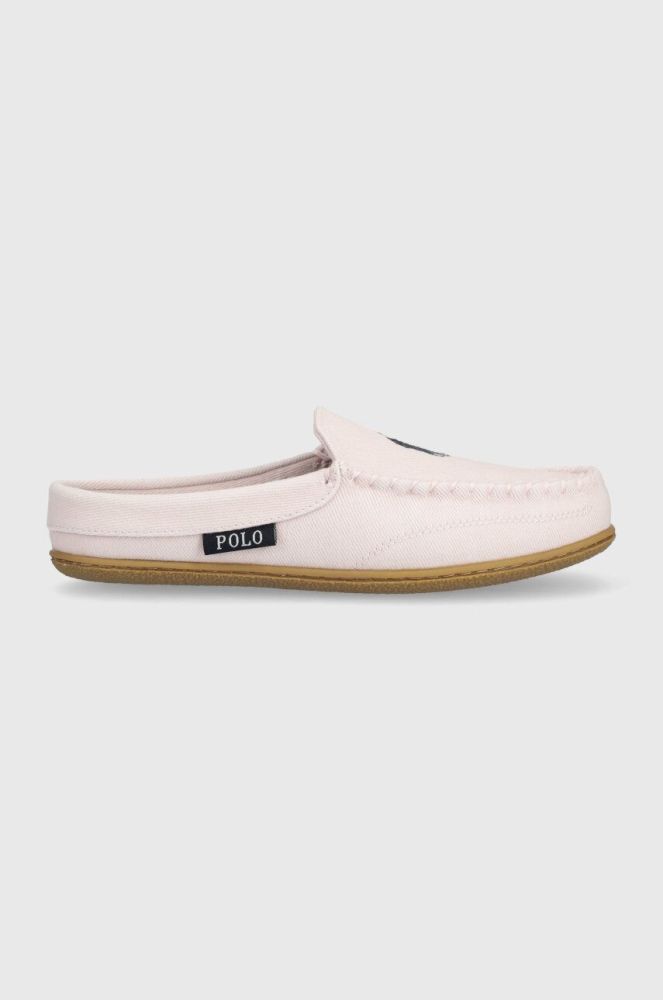 Тапочки Polo Ralph Lauren Collins Mule колір рожевий RF104198