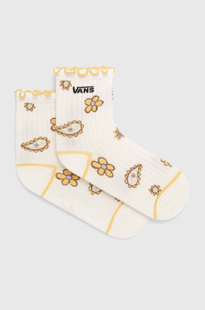 Шкарпетки Vans жіночі колір бежевий (3372967)