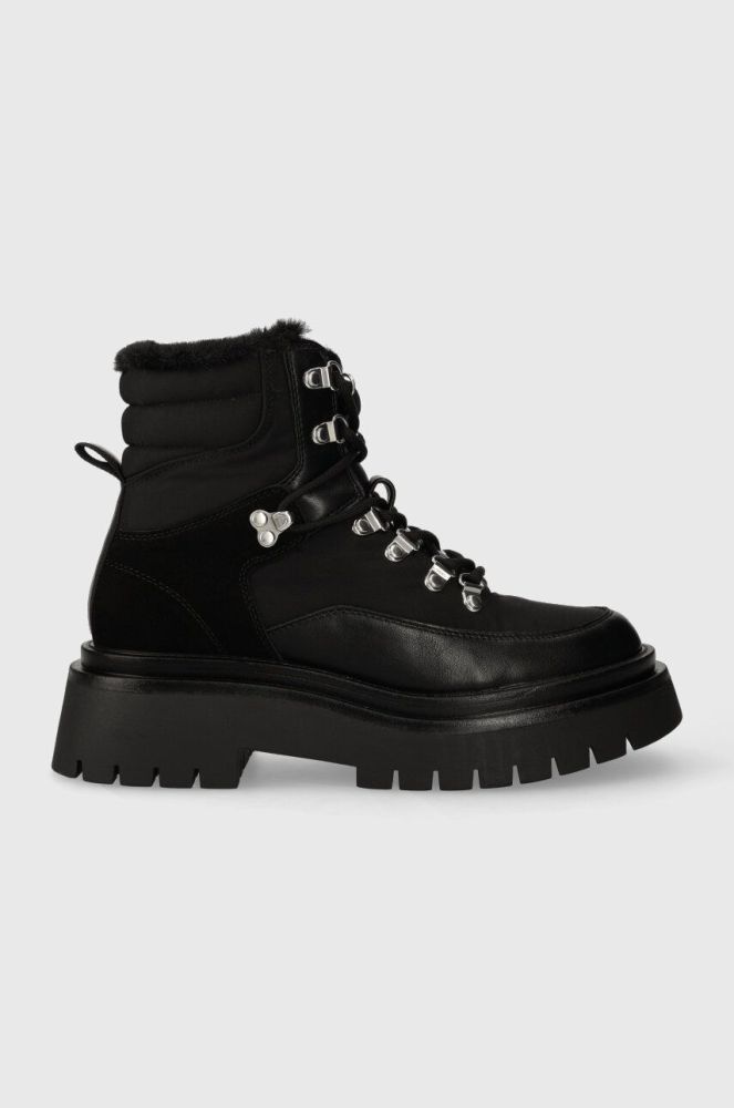 Черевики Pepe Jeans QUEEN ICE жіночі колір чорний на плоскому ходу утеплене PLS50498