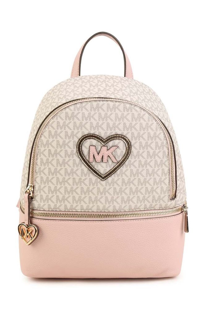 Дитячий рюкзак Michael Kors колір рожевий малий візерунок