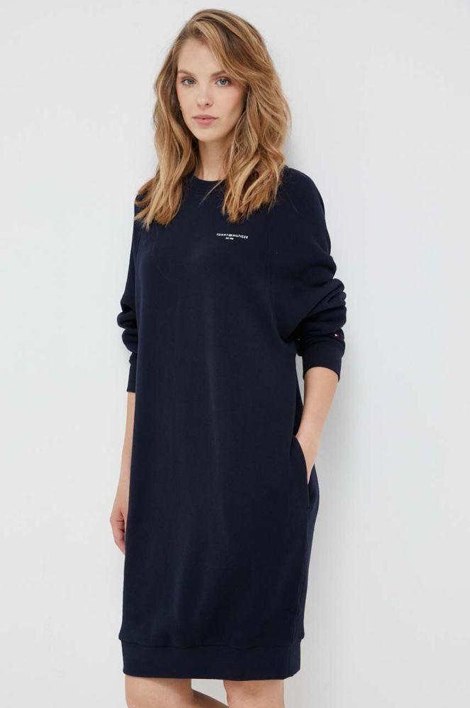Сукня Tommy Hilfiger колір синій mini oversize (3335726)