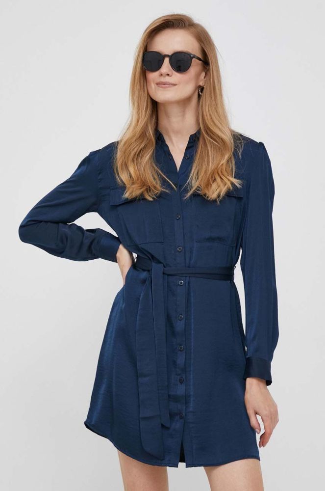 Сукня Pepe Jeans Itziar колір синій mini облягаюча