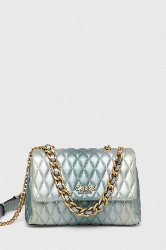 Сумочка Guess колір зелений (3398339)