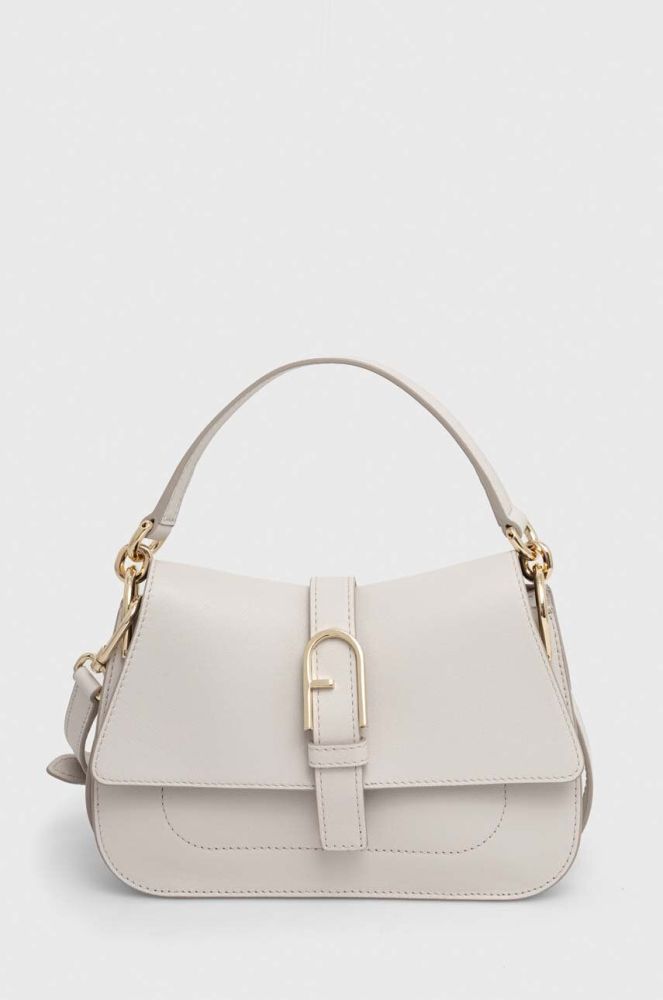 Шкіряна сумочка Furla колір білий (3548088)