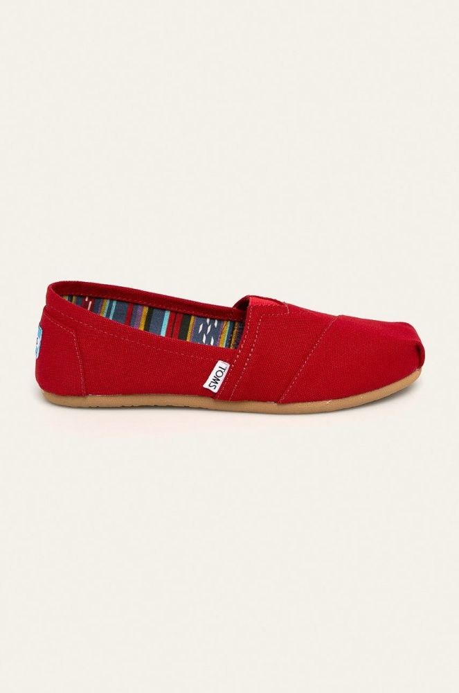Toms - Еспадрилі Classic колір червоний (1256549)