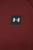 Кофта Under Armour чоловіча колір бордовий з капюшоном однотонна 1357092-408