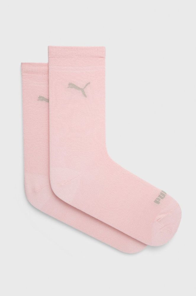 Шкарпетки Puma 2-pack жіночі колір рожевий (1783383)
