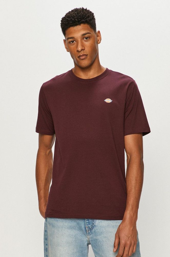 Футболка Dickies колір бордовий DK0A4XDBMR0-MAROON