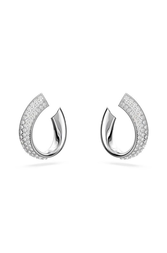 Сережки Swarovski колір срібний (2054537)