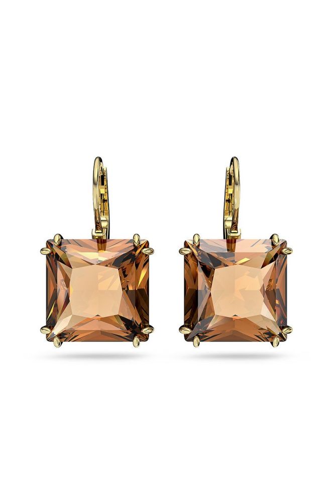 Сережки Swarovski колір золотий (2075403)
