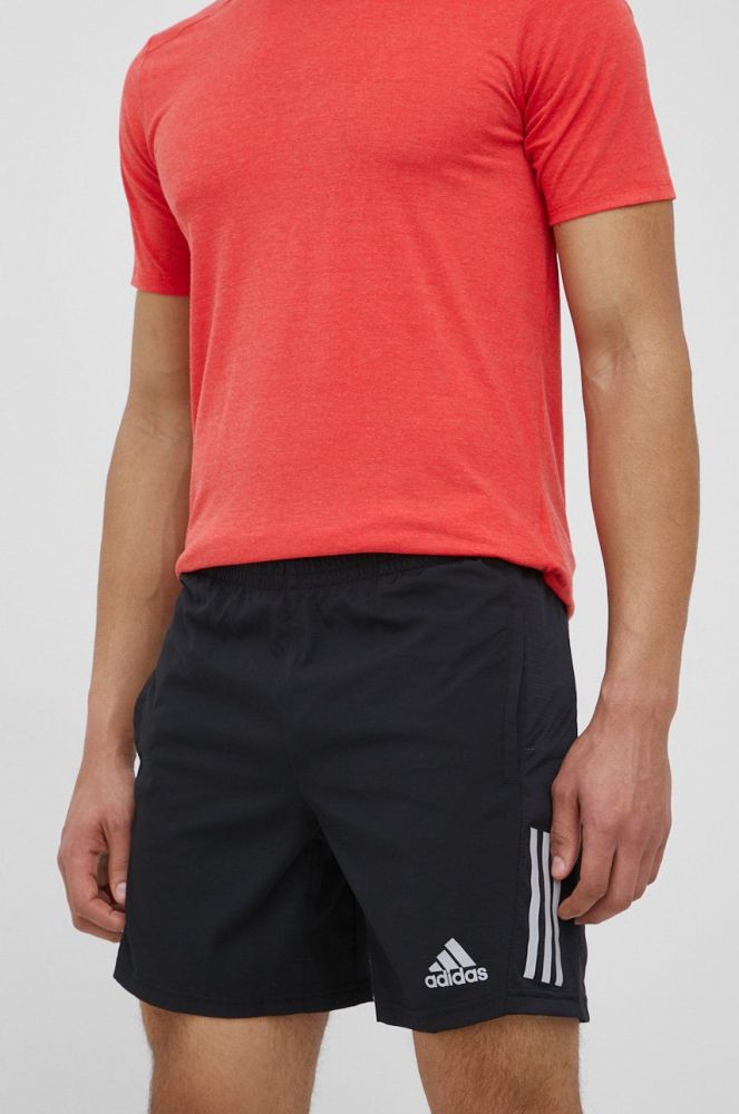 Шорти для бігу adidas Performance Own The Run H58593 чоловічі колір чорний