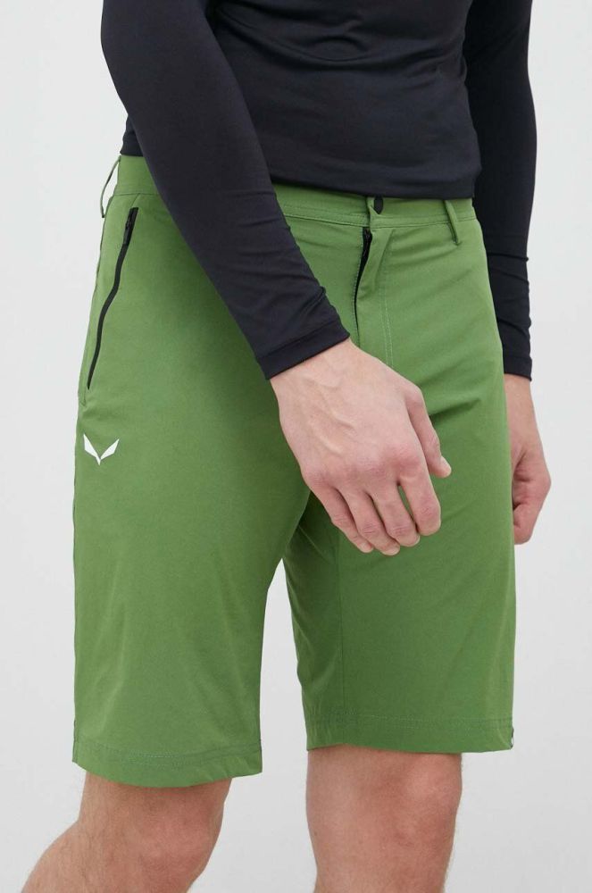 Шорти outdoor Salewa Talveno чоловічі колір зелений