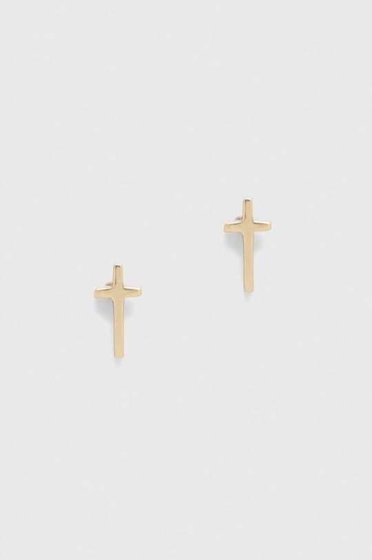 Срібні сережки AllSaints колір золотий (2862130)