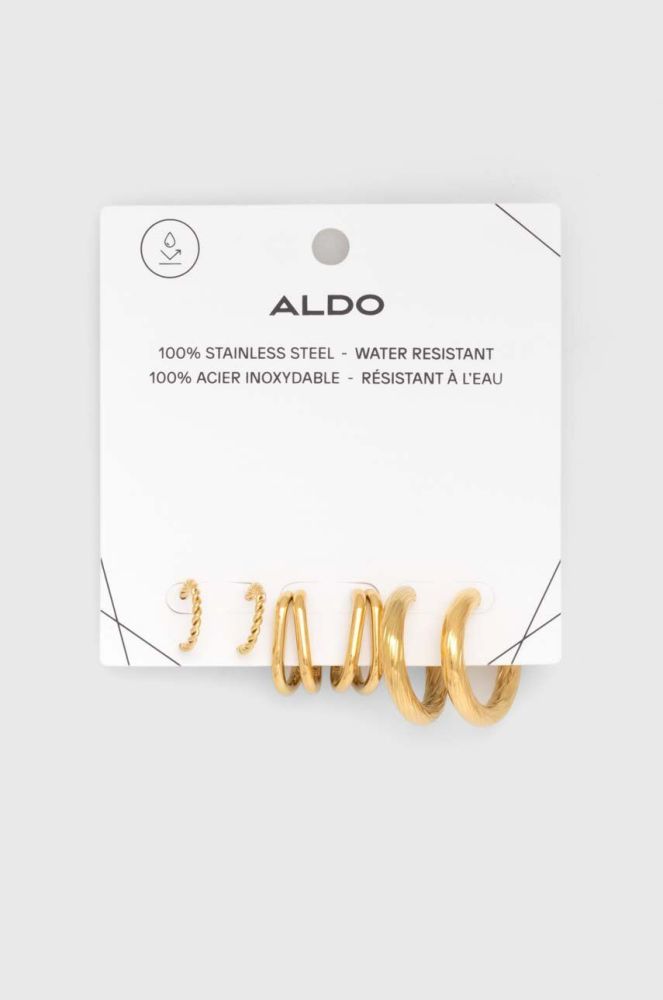 Сережки Aldo LEGOENAD 3-pack LEGOENAD.710 колір золотий
