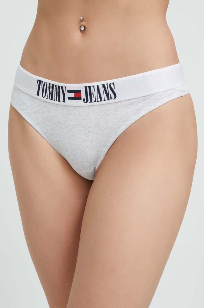 Стринги Tommy Jeans колір сірий