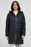 Пухова куртка Tommy Hilfiger жіноча колір чорний перехідна (2893670)
