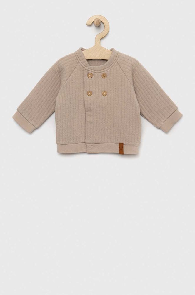 Куртка для немовлят United Colors of Benetton колір бежевий