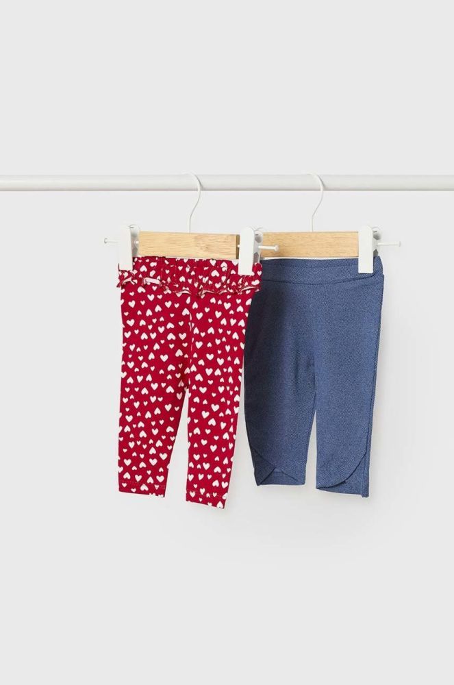 Легінси для немовлят Mayoral Newborn 2-pack візерунок колір барвистий
