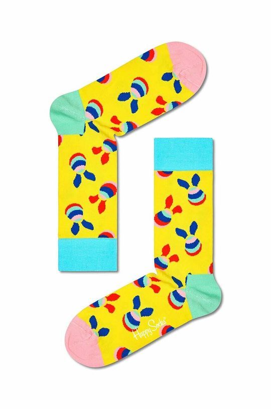 Шкарпетки Happy Socks What Came First колір жовтий