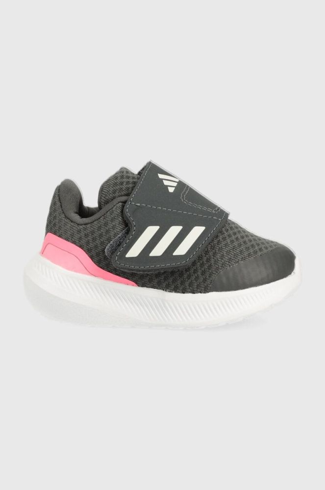 Дитячі черевики adidas RUNFALCON 3.0 AC I колір чорний