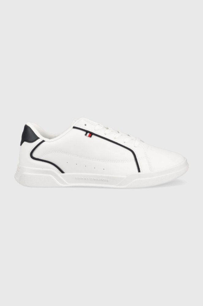 Кросівки Tommy Hilfiger LO CUP LEATHER колір білий FM0FM04429