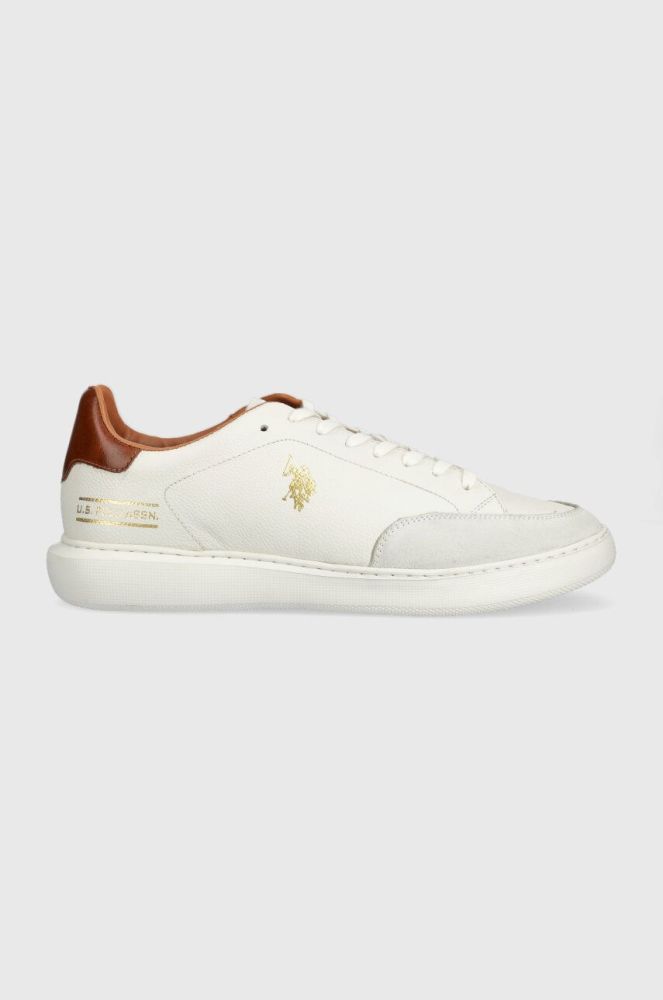 Шкіряні кросівки U.S. Polo Assn. CRYME колір білий CRYME005M (3340048)