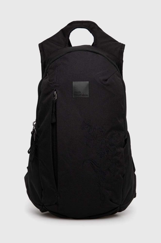 Рюкзак Jack Wolfskin ANCONA жіночий колір чорний великий з аплікацією