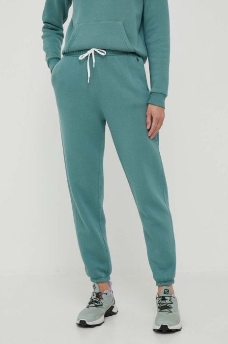 Спортивні штани Polo Ralph Lauren колір зелений однотонні (3387845)