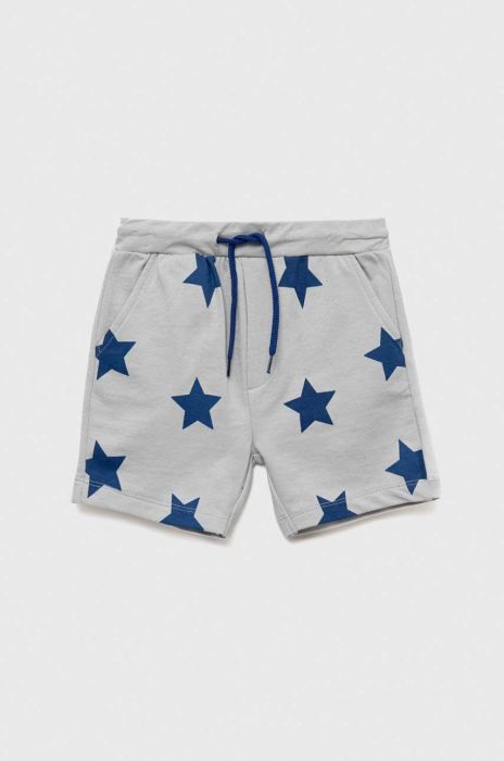 Дитячі бавовняні шорти Birba&Trybeyond колір сірий регульована талія (3185857)